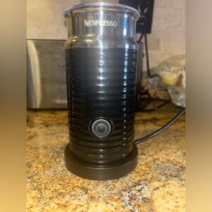 Nespresso Aeroccino 3 Milk Frother, Black, Steel